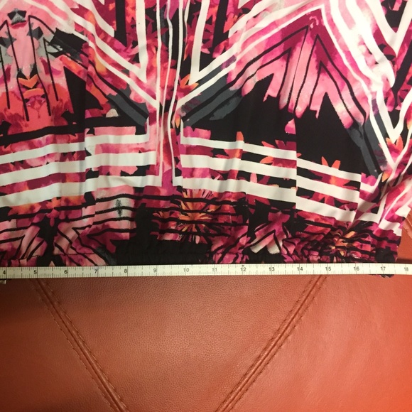 Style & Co Women's Blouse, long sleeve, Pink/black - Picture 4 of 8